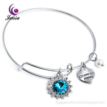 Jenia Wholesale China Factory Gold Jewelry Bracelet Engrave